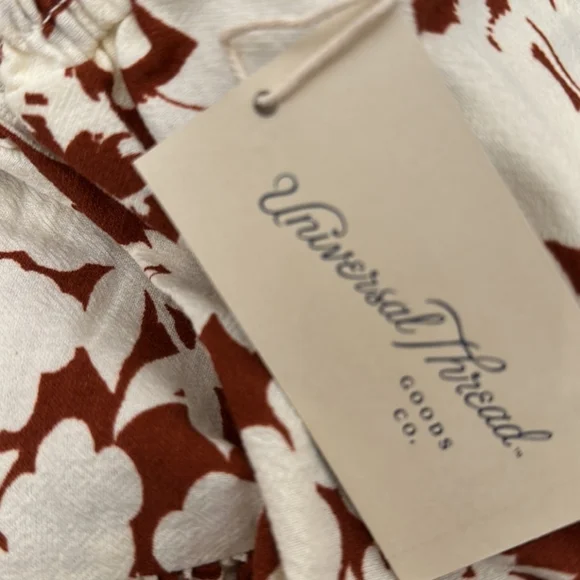 NWT Universal Thread Floral Ruffle Skirt Size Medium - Picture 10 of 13